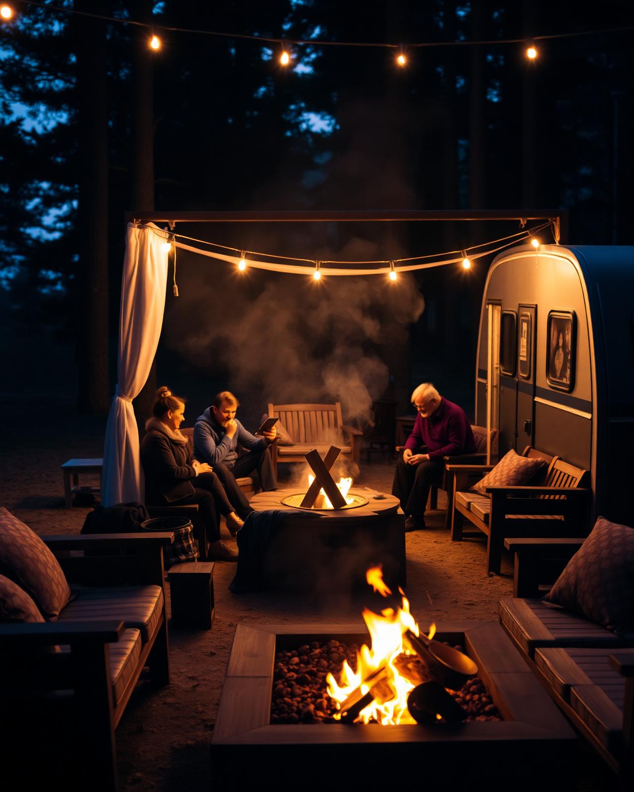 Lounge & fire zone